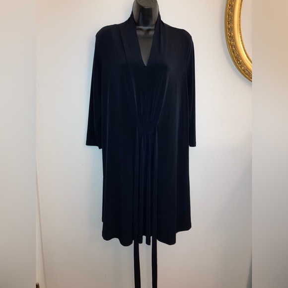 NEW Charming Charlie Black Bow Fall Wedding Office Formal Sexy Dress Medium - Picture 16 of 17